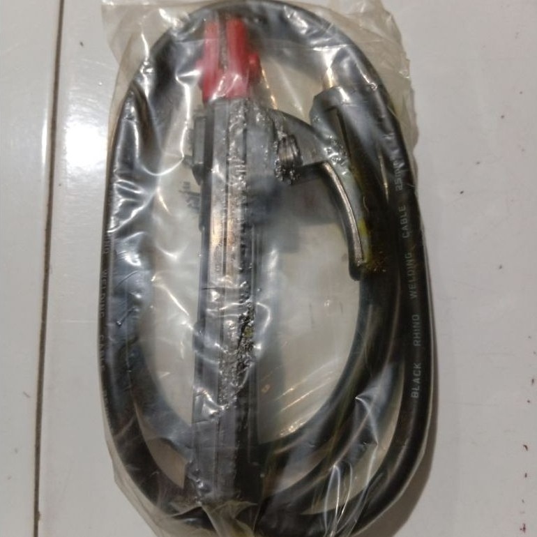 Tang Las + Kabel / Setang Las Inverter / Gagang Las / Penjepit Kawat Las