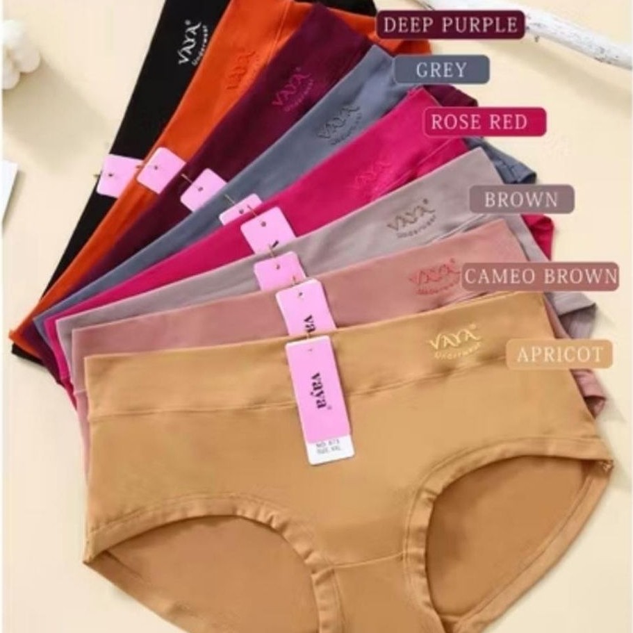 VAYA ( 12 PCS ) / 1 LUSIN CELANA DALAM WANITA TYPE ART 873 SOFT ORIGINAL / KOLOR CEWEK WANITA