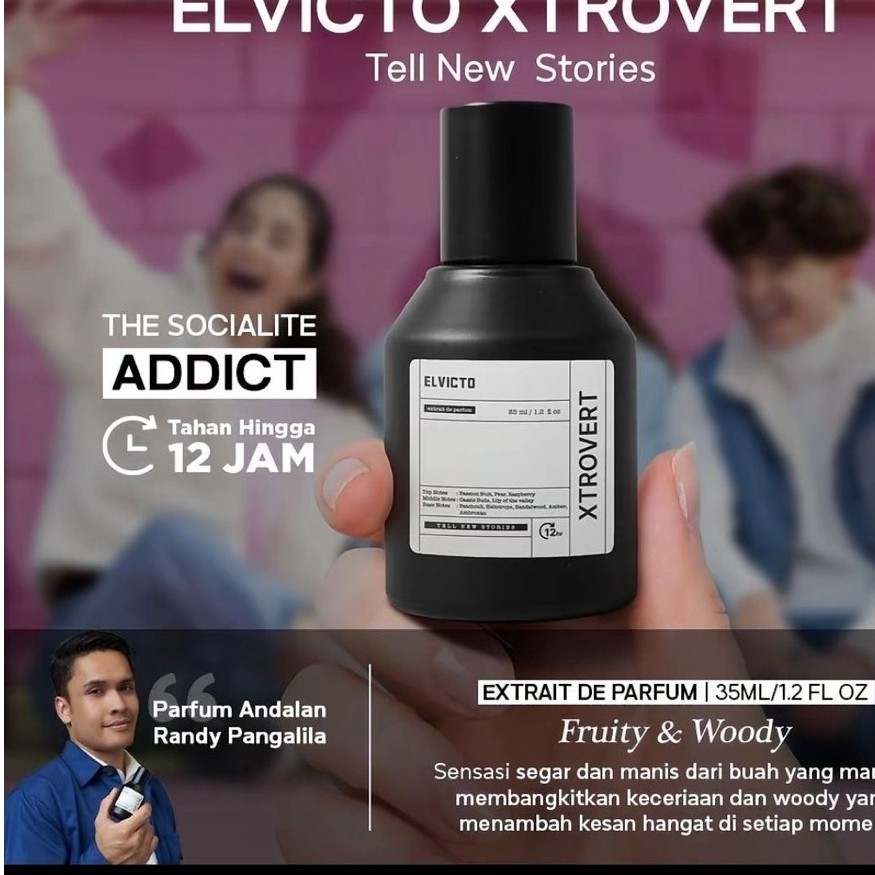 ELVICTO XTROVERT PARFUME 35 ML