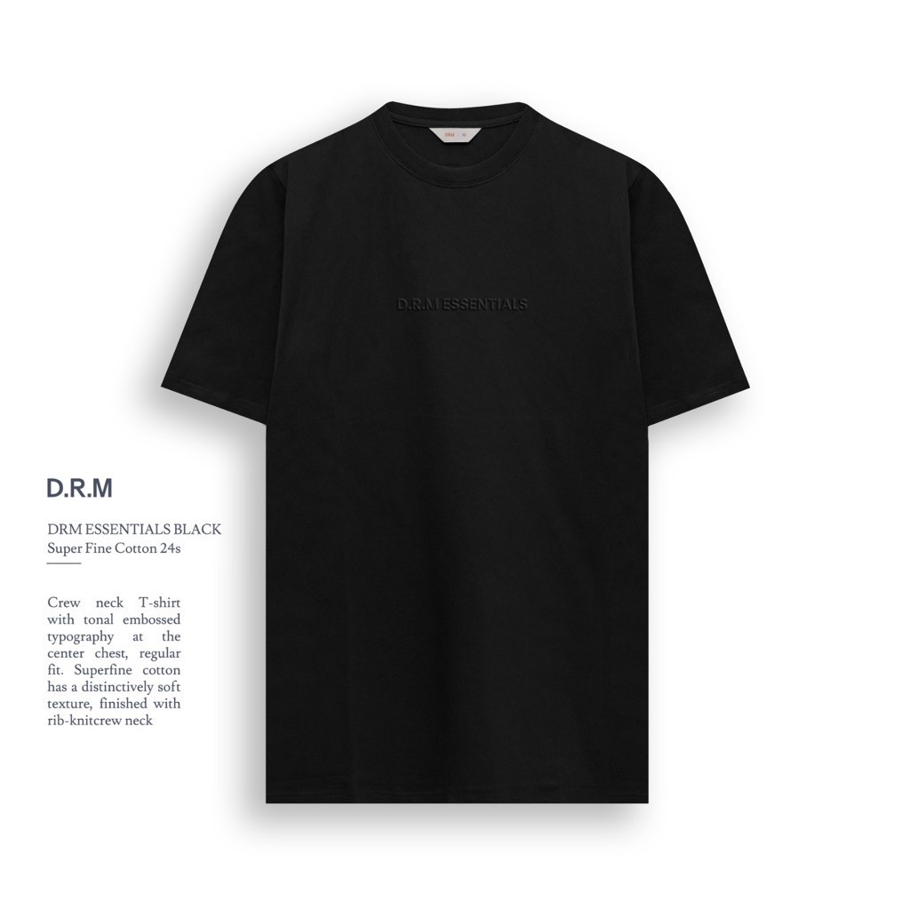 KAOS DRM. | DRM WEAR .essentials black