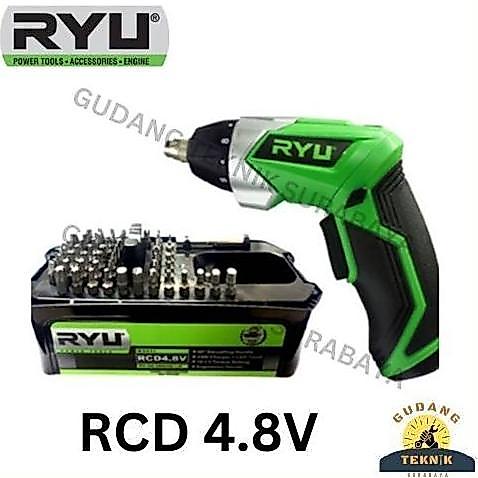 Ryu Bor Obeng Listrik Mini / Cordless Screwdriver Rcd 4.8V