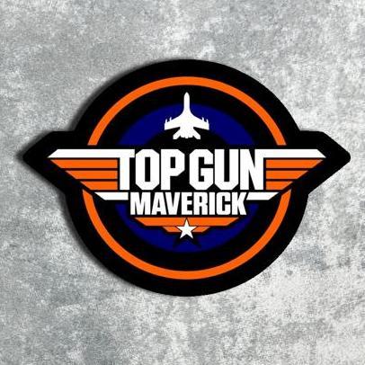 POSTER HIASAN DINDING LOGO TOP GUN FBBOOK