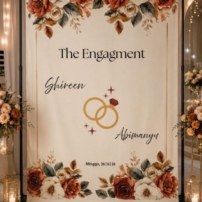 welcome sign || backdrop engagment | kain backdrop wedding | welcome sign wedding | welcome sign wed