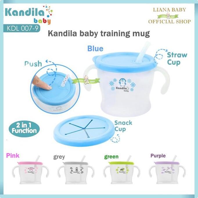 Goodseller- BOSU399 KANDILA BABY GELAS MINUM ANAK TRAINING MUG 300ml KDL007-9 /  REFILL SEDOTAN BOTO
