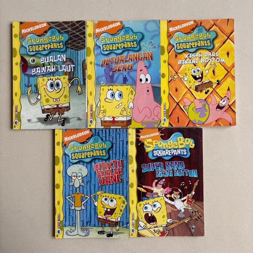 Komik ORI | SpongeBob SquarePants | Nickelodeon Seri Berwarna Bahasa Indonesia | Minus Lipatan | Bua