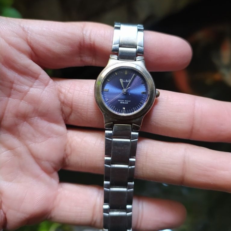 jam tangan wanita Alba v501 x166 second original