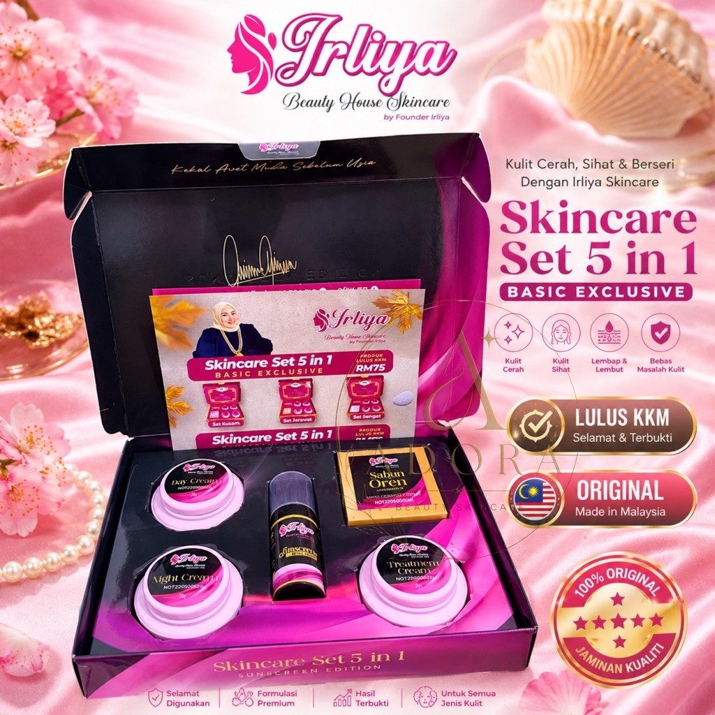 [IRLIYA BEAUTY SKINCARE] SET JERAWAT (Sunscreen Edition) - ORIGINAL PRODUK - Irliya Skincare