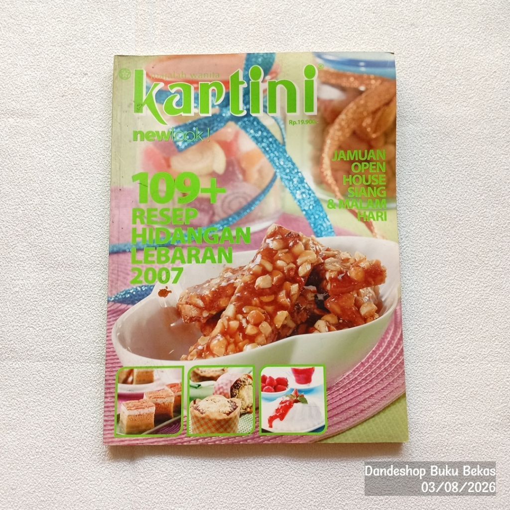 (bekas) KARTINI 109 plus resep hidangan lebaran 2007  - Buku Resep Masakan Original
