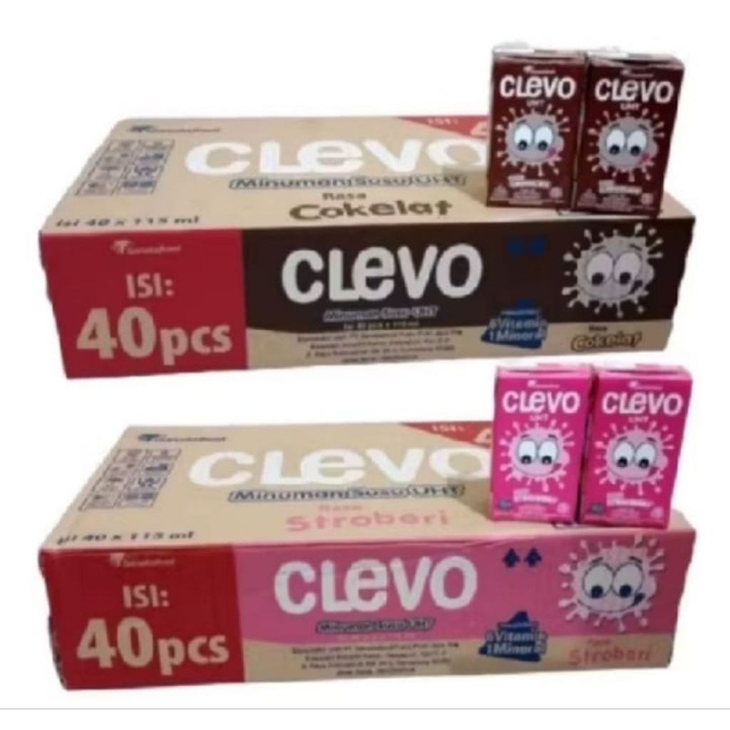 CLEVO Susu UHT 115ml (1 Dus 40 Pcs)