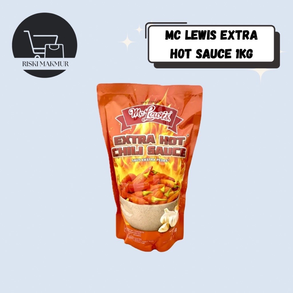 McLewis Extra Hot Sambal 1kg | Mc lewis sauce | sambal McLewis