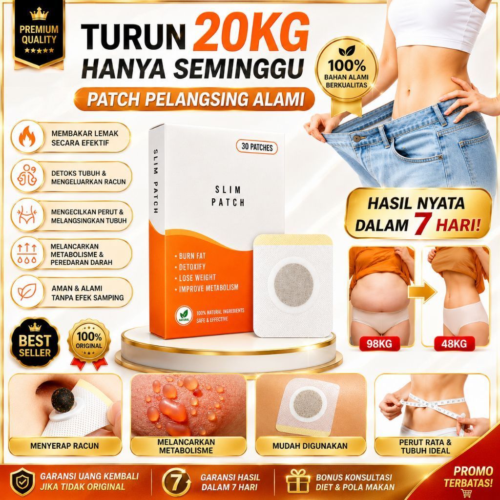 [10 Pics] Slim Patch Koyo Pelangsing / Slim Patch Original / Slim Patch Koyo Magnetik  / Slim Patch 