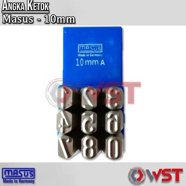 Masus Angka Ketok 10 mm