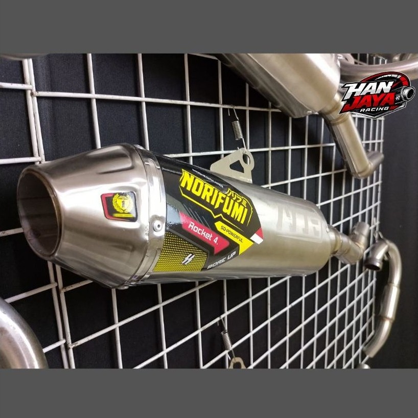knalpot NORIFUMI Rocket 4 BORE UP