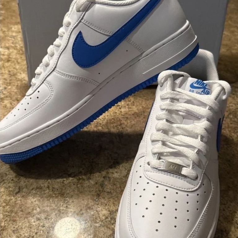 Nike Court Vision Low White Blue Original | Size 44.5 / US 10.5 | Like New