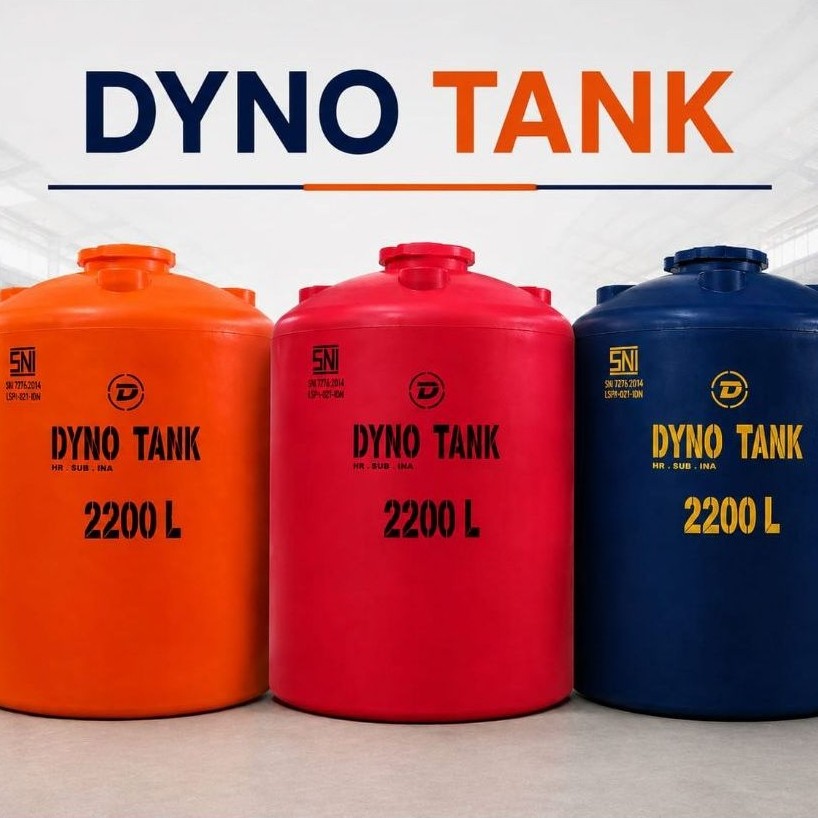 Toren air 2000 liter merek dyno tank 2200ltr.3300ltr.5300ltr