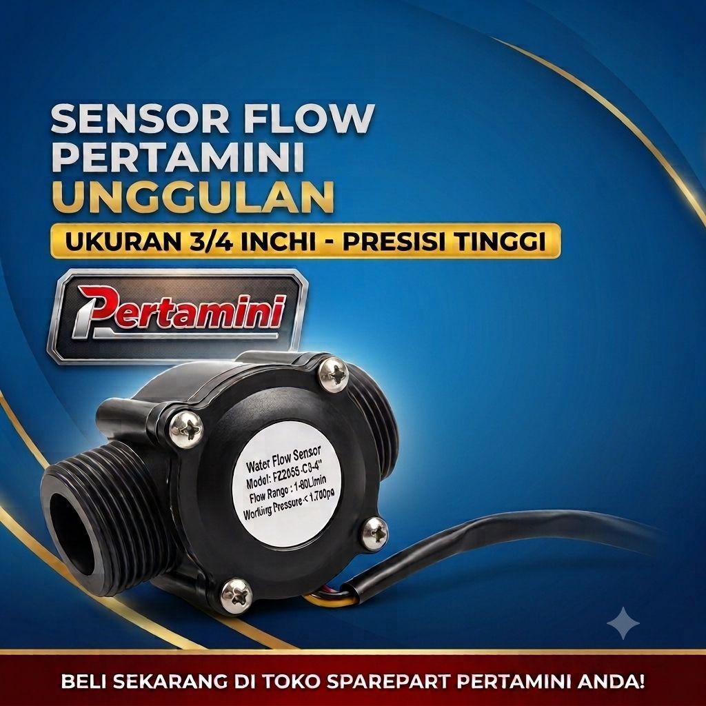 Flow sensor pom mini ukuran 3/4 inc