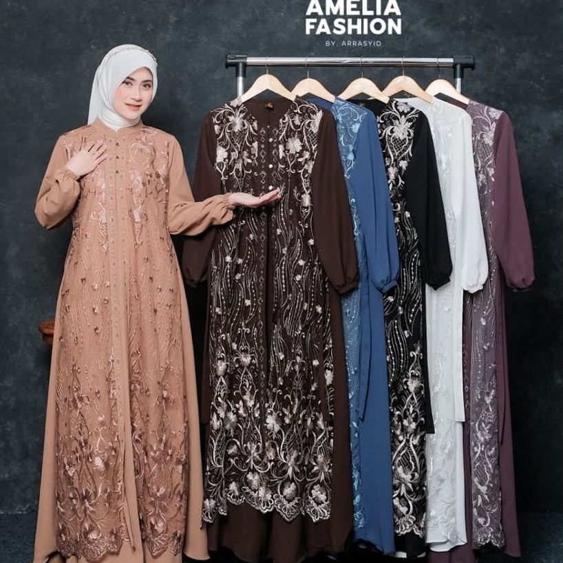 GAMIS SABYAN BRUKAT ORY AMELIA/GAMIS SAFANAH/GAMIS RENATA/GAMIS EXLUSIVE ORY AMELIA FASHION