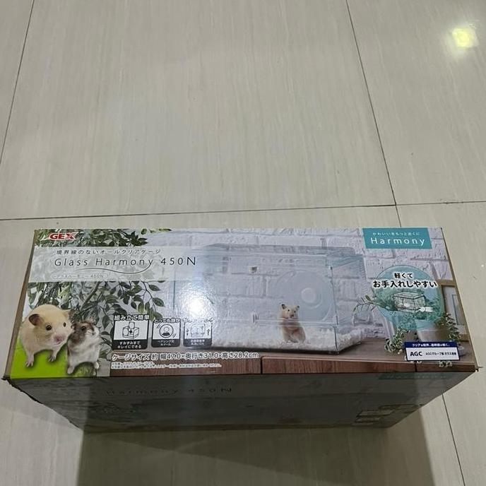 GEX Glass Harmony 450 Plus Premium (kandang hamster) LAS