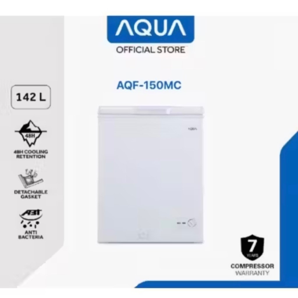 Freezer Aqua Japan AQF-150MC Chest Freezer/Freezer Box Lemari Pembeku Makanan