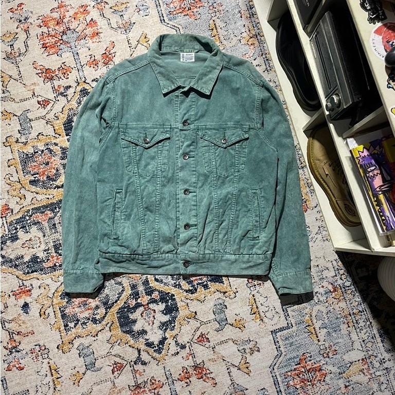 Vintage 00's Trucker Jacket Corduroy Beams