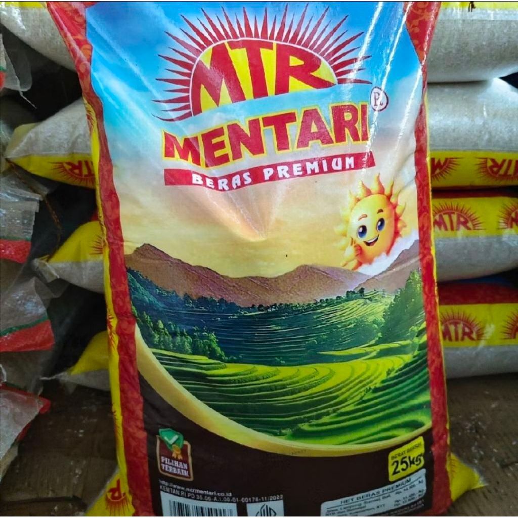 1 Sak Beras MTR MENTARI 25kg Khusus INSTANT