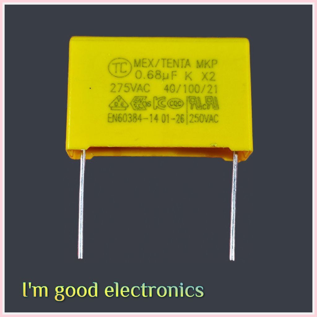 680nf 275v kapasitor 0.68uf 684k capacitor mkp tenta