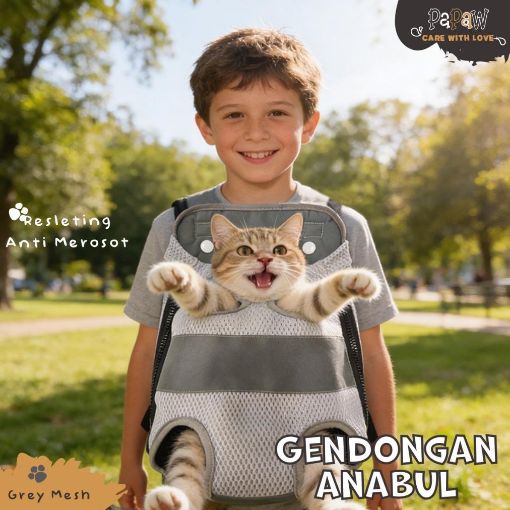 [ MIIS ] Gendongan Kucing Depan Belakang Tas Gendong Anjing Kitten Lucu