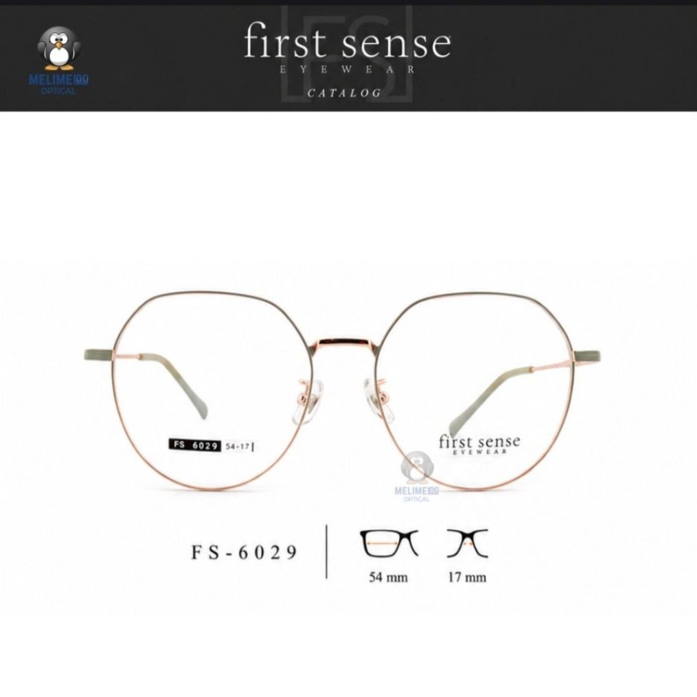 frame Original First Sense Eyewear Fs -6029 | Uk. 54-17 | Kacamata