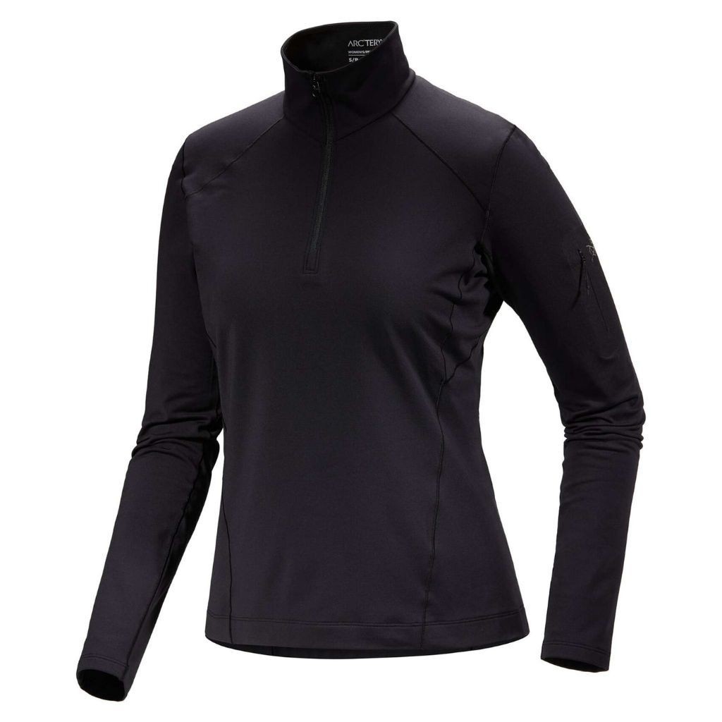 Baselayer Outdoor Arcteryx Womens RHO LT Zip Neck Original
