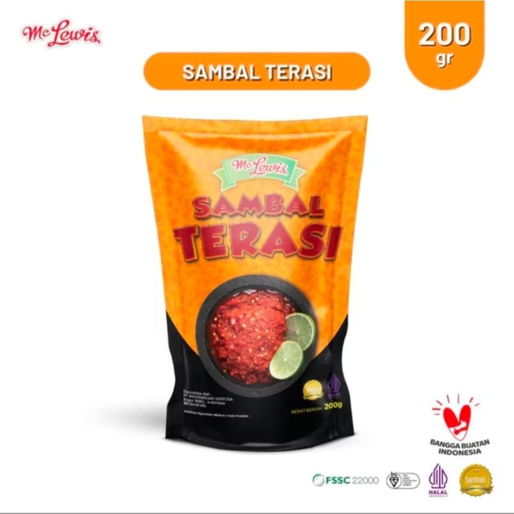 Mc Lewis Sambal Terasi Mc Lewis 200 gr