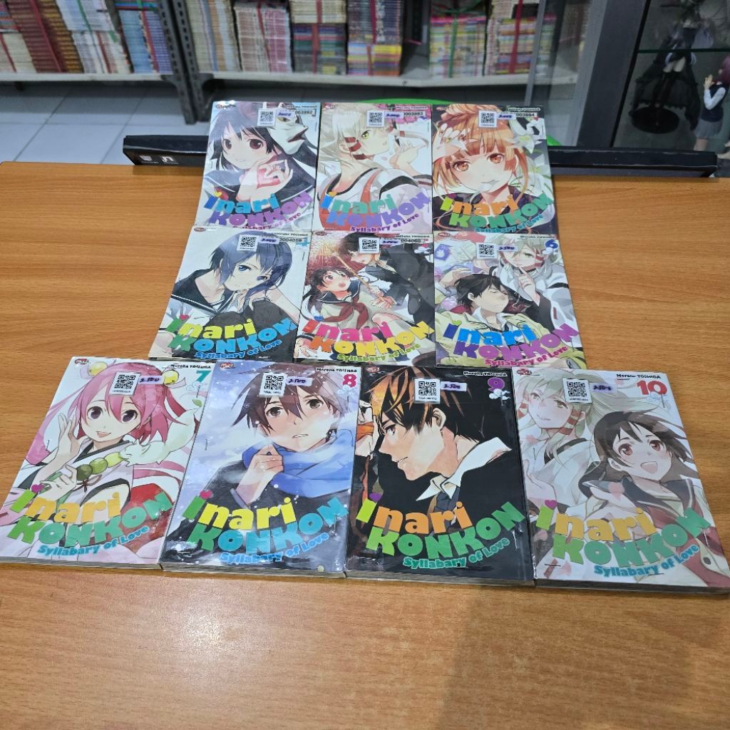 Bundle Komik Inari Konkon Volume 1-10 Preloved