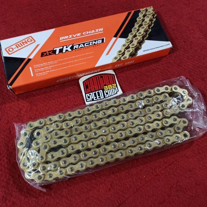 Rantai TK Racing O Ring Oring 520 520O-120L 520 O - 120L Gold
