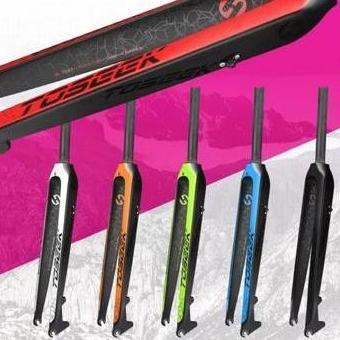 Promo Fork Rigid Carbon Toseek 29 inch 700c Mtb Bisa hybrid Diskon