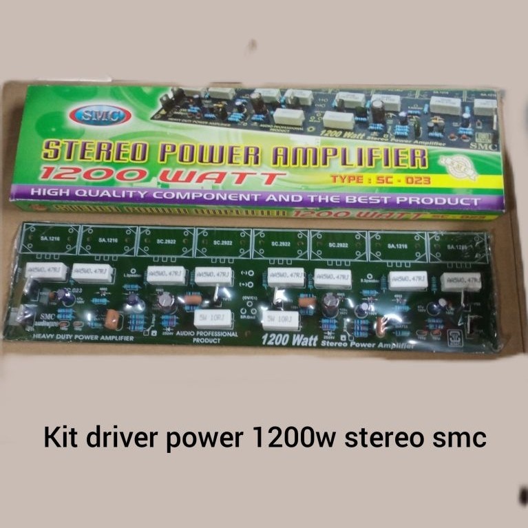 Kit driver power 1200watt stereo smc