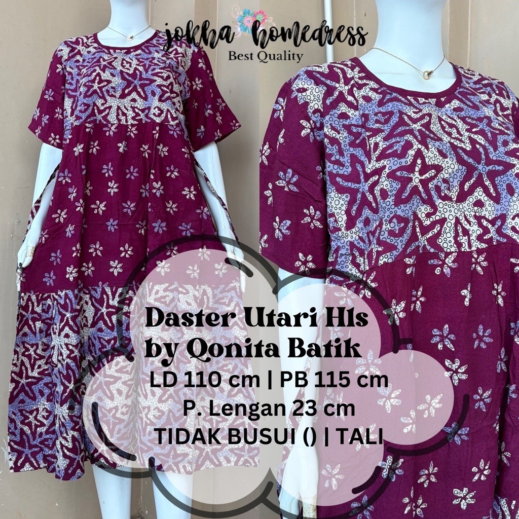 Daster Utari Susun by Qonita Batik Pekalongan
