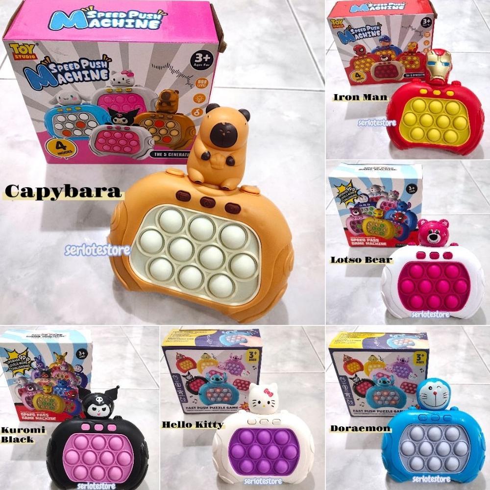 Mainan Pop it Karakter Push Popit Mainan Edukasi