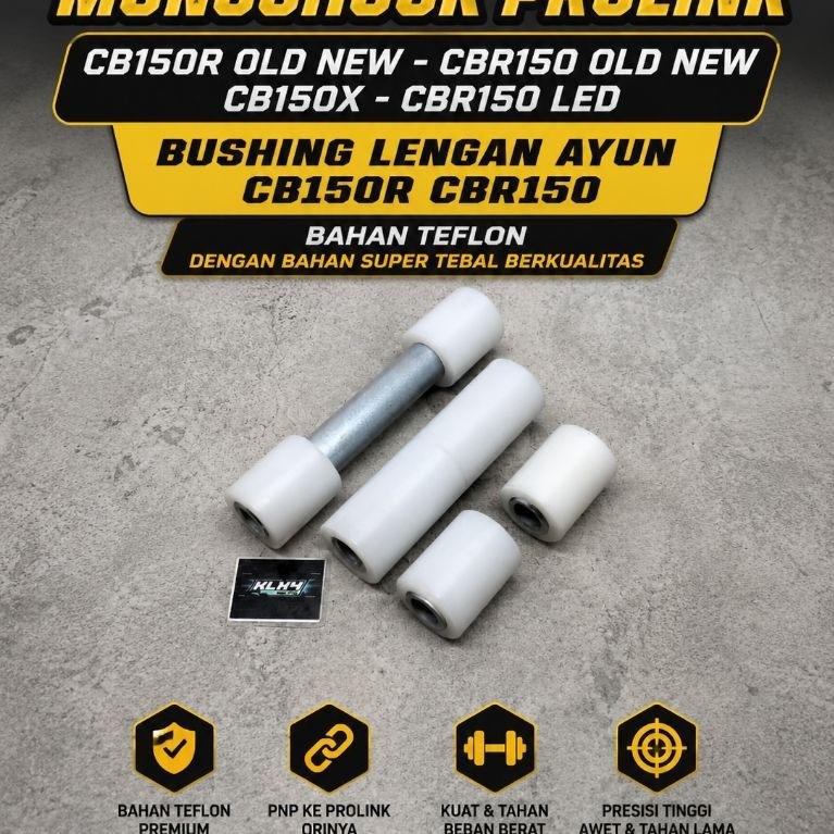 Bosh Monoshock Prolink CB150R Old New CBR150 Old New CB150X CBR150 LED Bushing Lengan Ayun Cb150R Cb