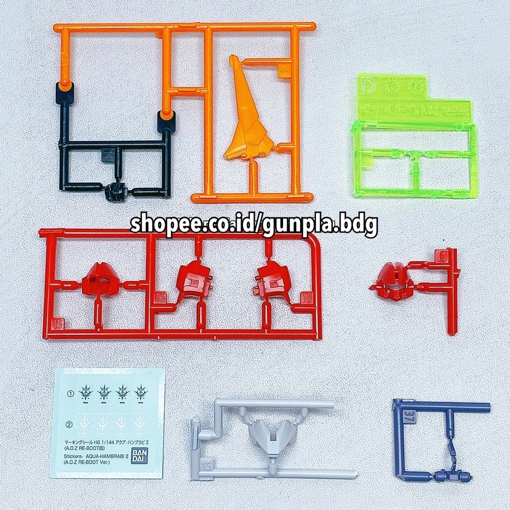 PBandai HGUC Gundam Aqua Barzam Re-Zeon Part Head