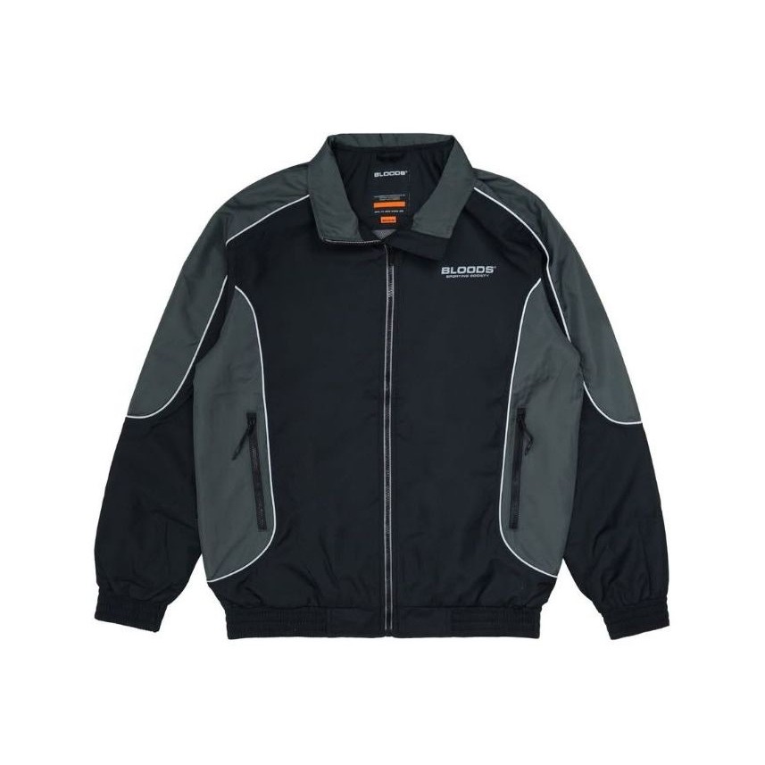 JACKET OUTDOOR BLOODS SPORTS BLACK GREY ORIGINAL.