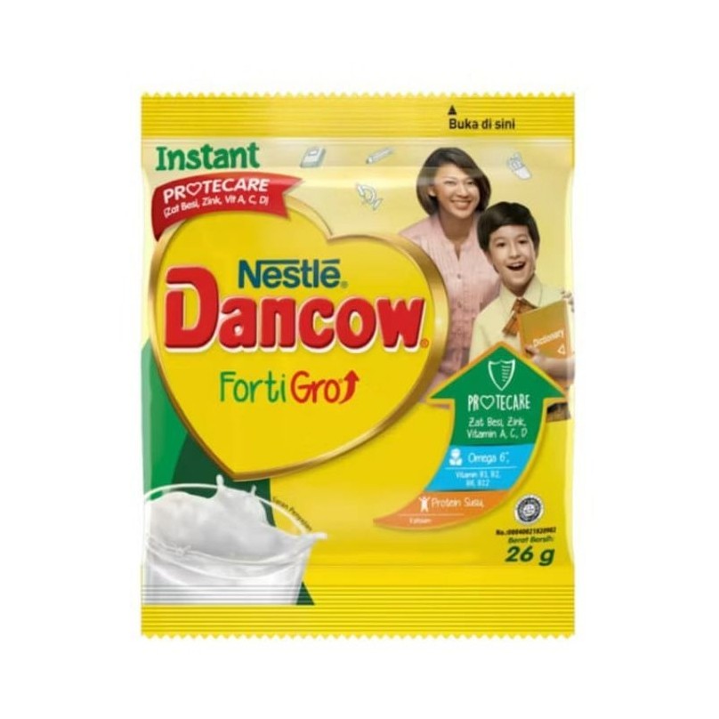 DANCOW SACHET 26 GRAM PLAIN 1 SACHET