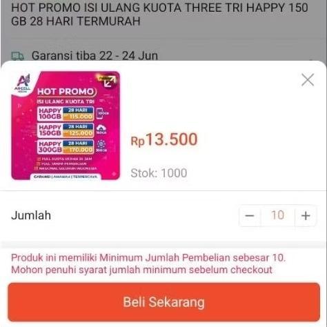 Garansi Termurah Isi Ulang Kuota Indosat Im3 Freedom 150 Gb 28 Hari Termurah