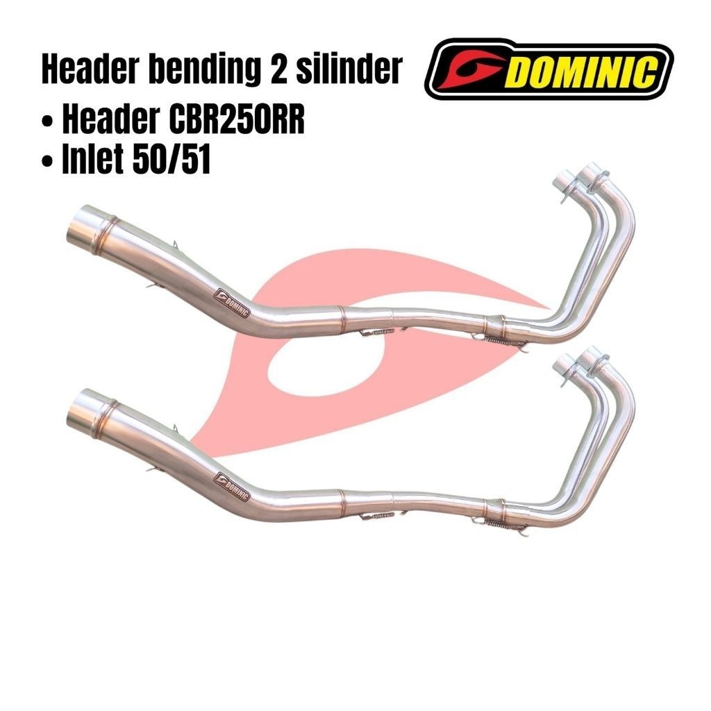 Header bending CBR250rr inlet 50/51 / Leher bending CBR250rr full stainless