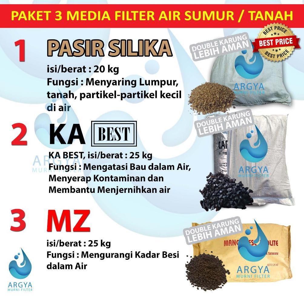 Paket Filter Air Tanah Atau Sumur 1 Tabung Media Frp Nanotec 1054 + Head 3 Way Valve + Ps + Ka + Mgs