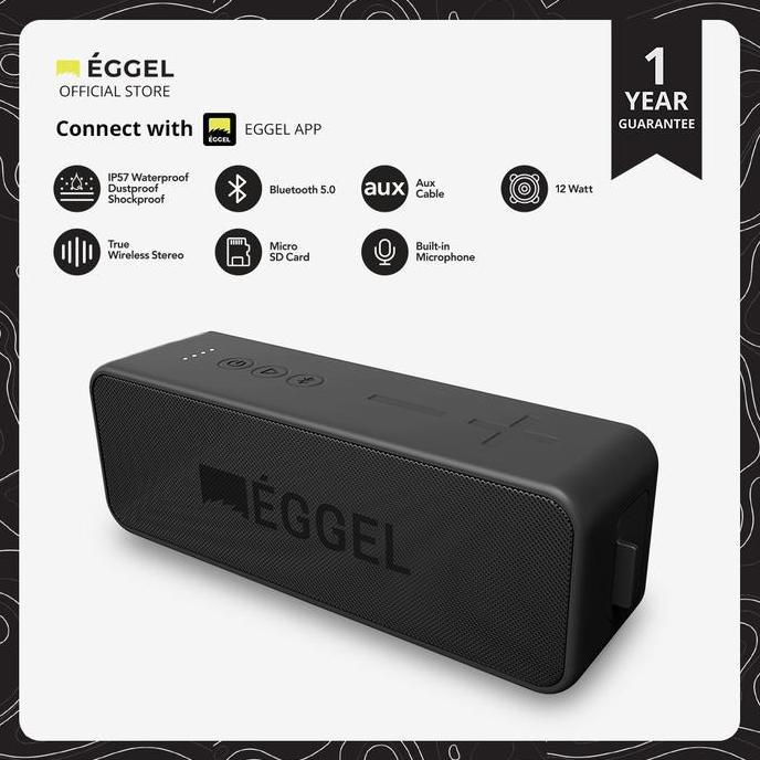 Eggel Active 2S Waterproof Action Portable Bluetooth Speaker