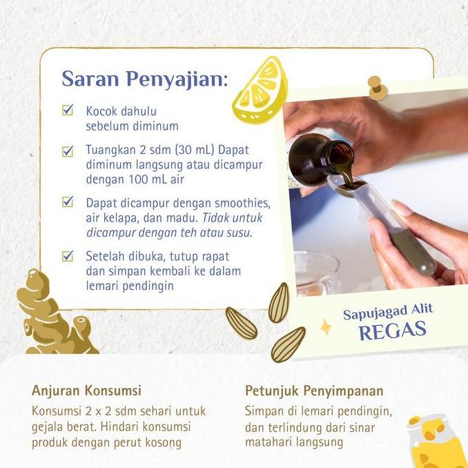 Beautyhealth- Bundle Sudha Regas & Regas Alit 200Ml [Gratis Sari Jahe Merah]