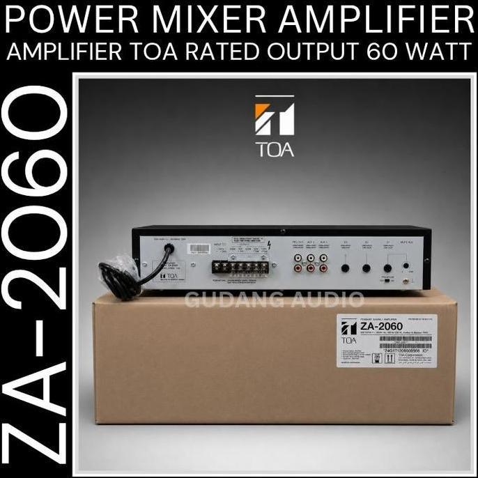 Mka_Jayadira - Za-2060 Power Mixer Amplifier Toa Za-2060 Za 2060 60 Watt Original Ampli Toa