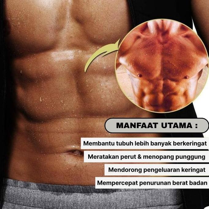 Korset Pembentuk Badan Pria Pembakar Lemak Perut Buncit