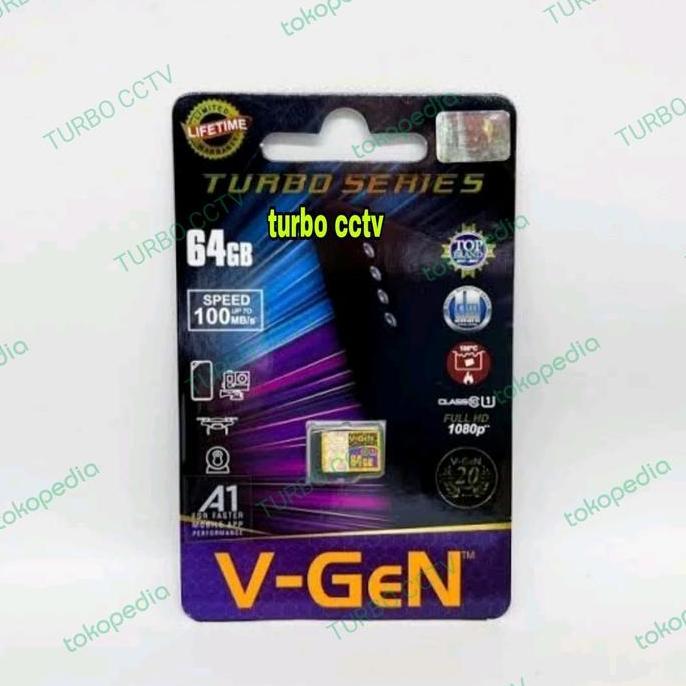 Mmc- V-Gen Micro Sd 64 Gb Turbo / Memory Card Vgen