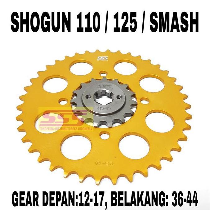 GIRSET SSS SHOGUN TORNADO SMASH RK COOL 415 GOLD RANTAI GOLD SSS / REGINA