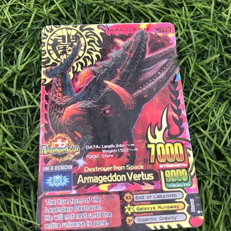 Kartu animal kaiser ARMAGEDDON VERTUS ultra rare replica/copycard